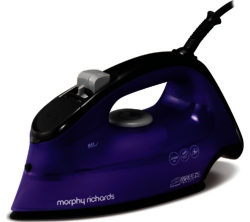 Morphy Richards Breeze Steam 300253 Steam Iron - Black & Purple